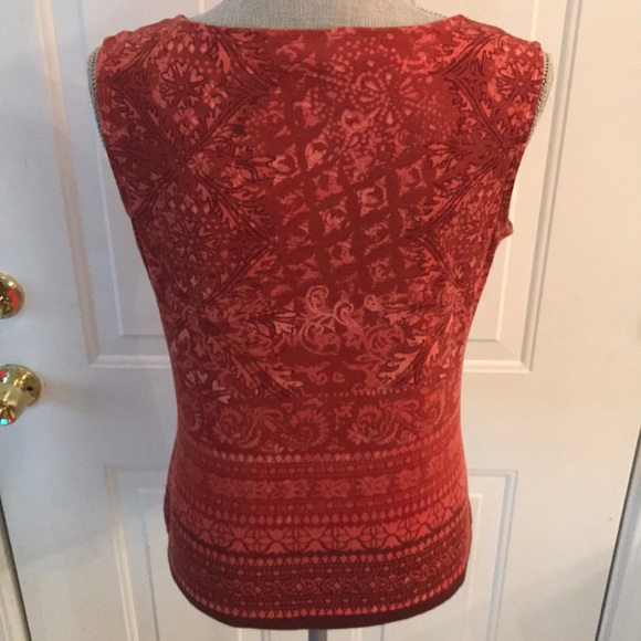 A|C Womens Size Small Pattern Tank Top - Picture 2 of 8